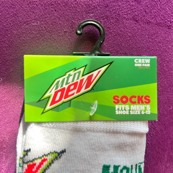 3 for $13 Mnt Dew socks - Picture 3 of 3
